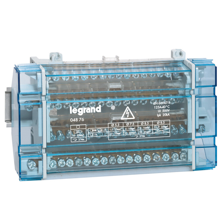 Legrand Блок распределительный 4П 125A, 10 мод (004876) превью в интернет-магазине электрики Форум Электро в Москве