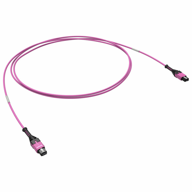 DKC Оптическая соединительная сборка 12ОВ 9/125 OM4, 1xMTP(12)m/1xMTP(12)m, тип В, 50 м. (RNTMM12450) превью в интернет-магазине электрики Форум Электро в Москве