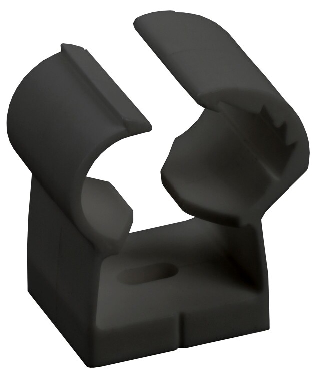 IEK Клипса с фикс. для глад. труб 26-32мм черн. (18шт/упак) (CTA00D-FL-026-K02) превью в интернет-магазине электрики Форум Электро в Москве