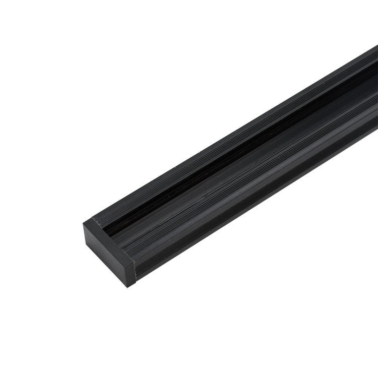 Jazzway PTR P 1M-BL Шинопровод черный (пластик) 1м (.5051997) превью в интернет-магазине электрики Форум Электро в Москве