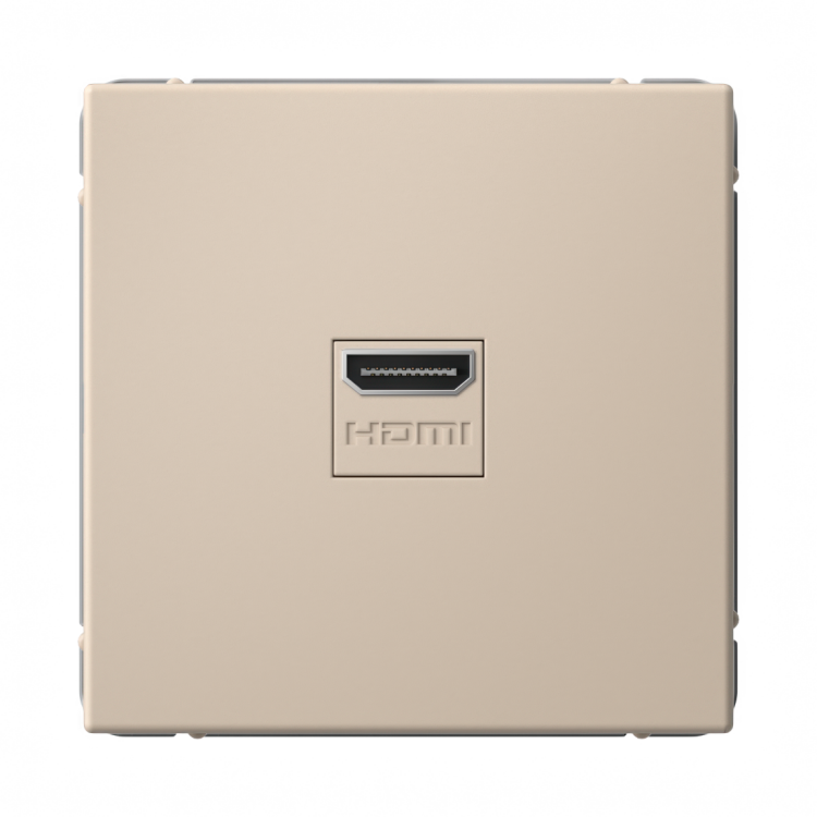Картинка Systeme Electric ArtGallery Песочный Розетка HDMI, 16А, механизм (GAL001280) в интернет-магазине Форум Электро в Москве