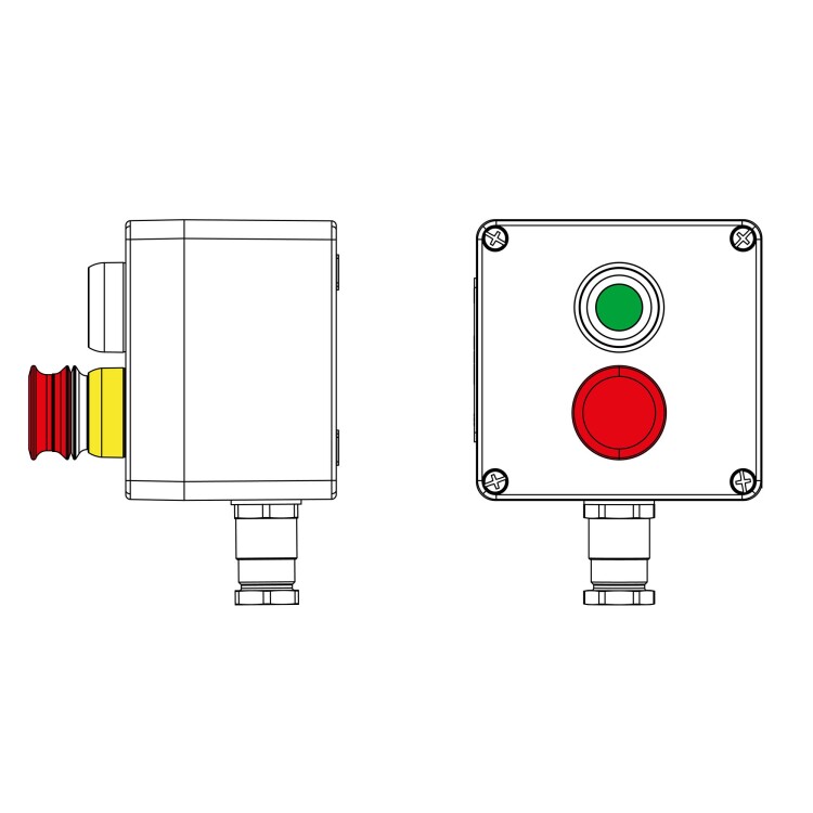 DKC CPE-P-03-(1xP1G(11)-1xP6E(11))-1xKH2MHK(C)1Ex d e IIC Т5 Gb / Ex tb IIIC T95°C Db IP66 / КЗ (2231.031.22.121D) превью в интернет-магазине электрики Форум Электро в Москве