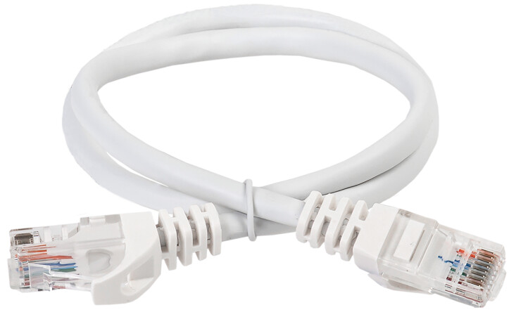 IEK ITK Коммутационный шнур категория 5Е UTP LSZH 10м белый (PC08-C5EUL-10M) превью в интернет-магазине электрики Форум Электро в Москве