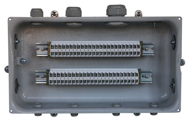 КЗНС-48 У2, 48 зажимов, IP54 (пластиковые вводы PG), коробка клеммная  (ЭТ) (ET013204) превью в интернет-магазине электрики Форум Электро в Москве