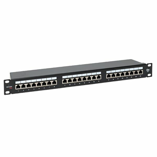EKF Патч-панель TERACOM PRO 19'' Cat.5E 1U полный экран STP 24 порта RJ-45 Dual IDC с органайзером (TRP-PPNL-5ESTP-1U24) превью в интернет-магазине электрики Форум Электро в Москве EKF Патч-панель TERACOM PRO 19'' Cat.5E 1U полный экран STP 24 порта RJ-45 Dual IDC с органайзером (TRP-PPNL-5ESTP-1U24) превью в интернет-магазине электрики Форум Электро в Москве