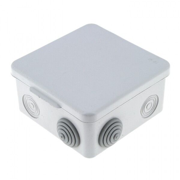 EKF PROxima Коробка распределительная КМР-030-014 с крышкой (100х100х50), 10 мембр. вводов IP55 (plc-kmr-030-014) превью в интернет-магазине электрики Форум Электро в Москве