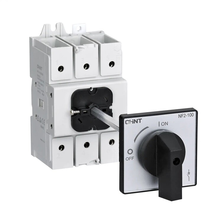 CHINT Выкл.-разъед. NF2-25/3DOB выносная черная прямая рукоятка упр. для установ. на дверь (R) (324114) превью в интернет-магазине электрики Форум Электро в Москве