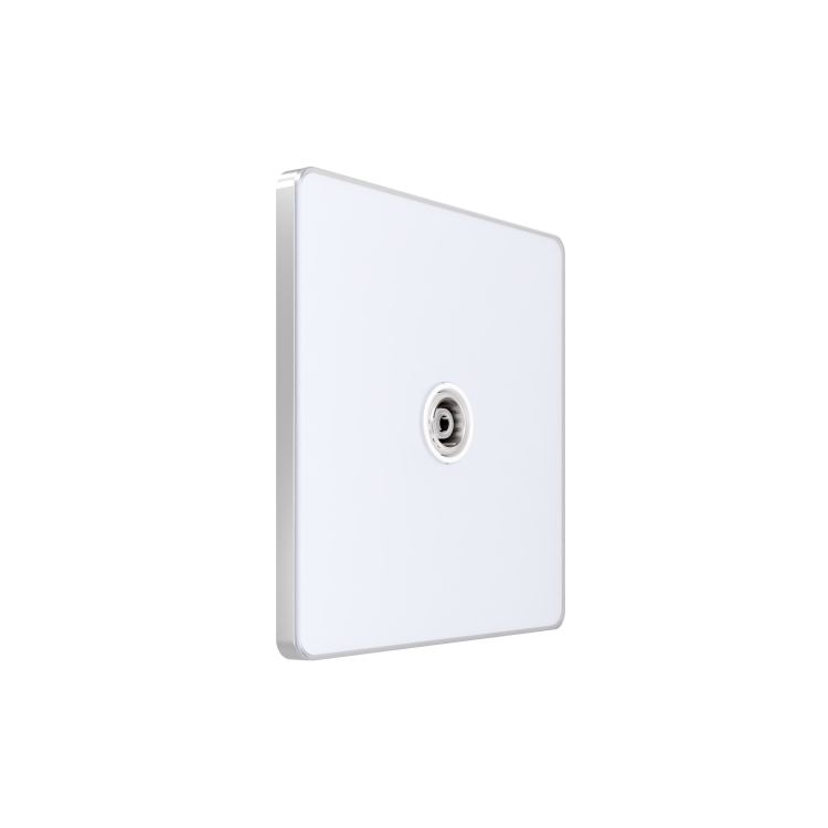 Картинка Systeme Electric Systeme Infinity Арктический лед Розетка телевизионная TV/FM 5-1000MГц (FSE000191) в интернет-магазине Форум Электро в Москве