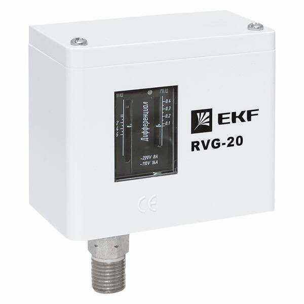 EKF Реле избыточного давления RVG-20-0,6 (0,6 МПа) (RVG-20-0,6) превью в интернет-магазине электрики Форум Электро в Москве