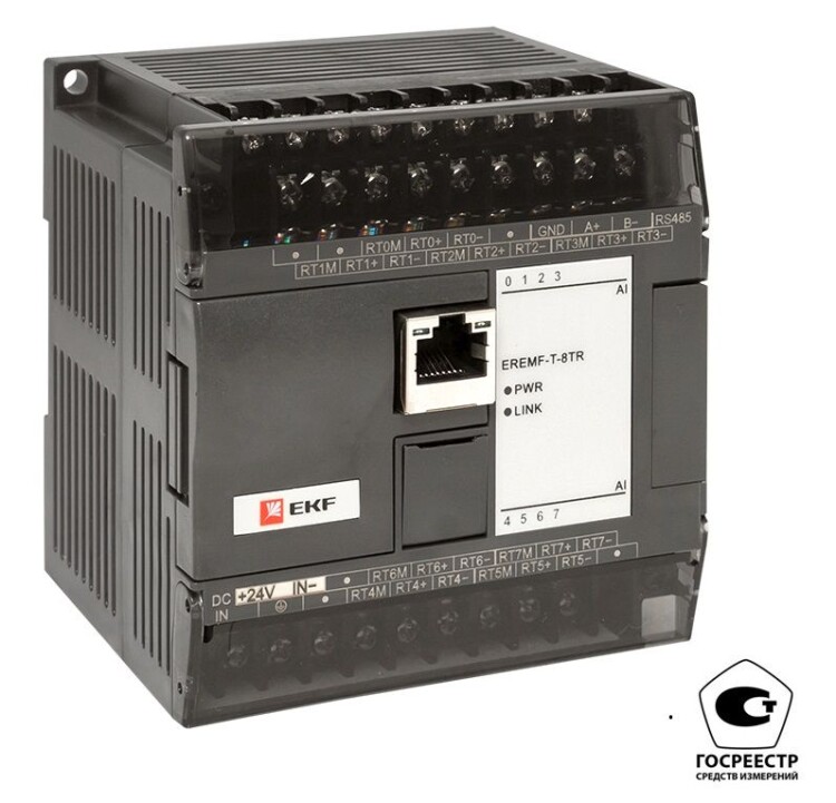 EKF Модуль ввода термосопротивлений EREMF 8 PRO-Logic (с поверкой) (EREMF-T-8TR-V) превью в интернет-магазине электрики Форум Электро в Москве