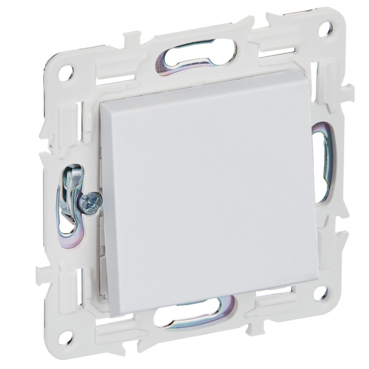 Картинка IEK SKANDY Арктический белый Выключатель 1-клавишный перекрестный 10А SK-V03W (SK-V13-0-10-K01) в интернет-магазине Форум Электро в Москве