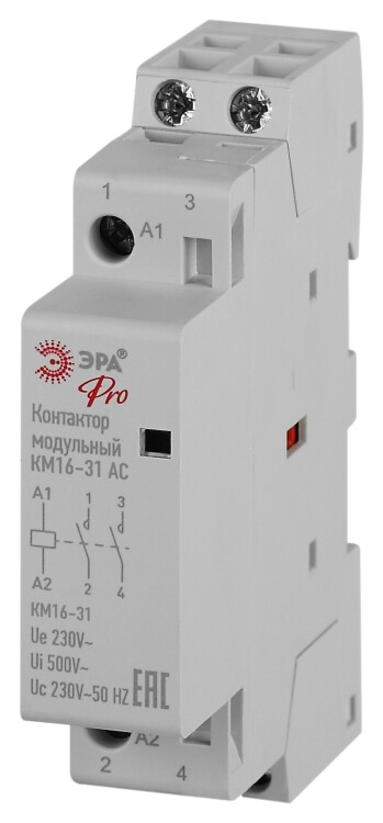 ЭРА Контактор модульный PRO NO-902-324 КМ16-31 АС (Б0062249) превью в интернет-магазине электрики Форум Электро в Москве