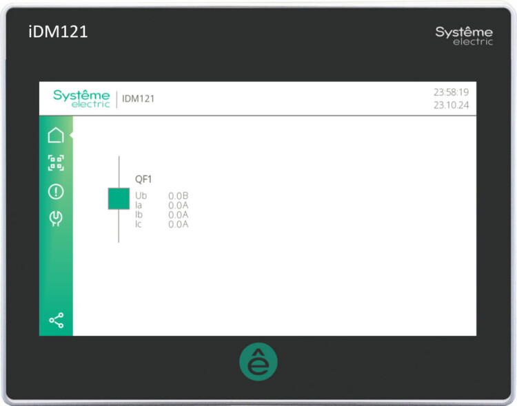 Systeme Electric Функциональная щитовая панель оператора 7“ iDM121 (HMISGUIDM121B) превью в интернет-магазине электрики Форум Электро в Москве