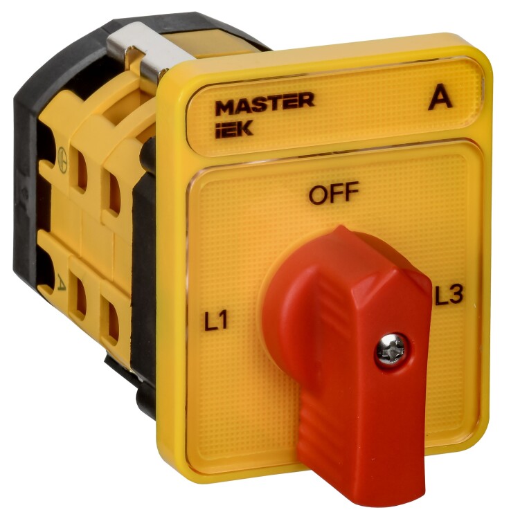 Перекл. кулачк. станд. рук. 63А сх. 98 MASTER IEK (MI-CS10-063-098) превью в интернет-магазине электрики Форум Электро в Москве