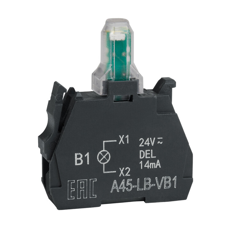 КЭАЗ Световой блок OptiSignal D22 A45-LB-VB1 белый 24VACDC ZBVB1. (332202) превью в интернет-магазине электрики Форум Электро в Москве