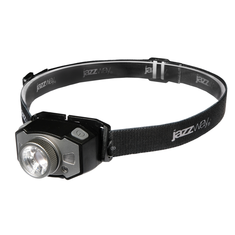 Jazzway Фонарь налобный Фонарь AccuH1-L5WZ-bk (черно-сер.) (.5036642) превью в интернет-магазине электрики Форум Электро в Москве