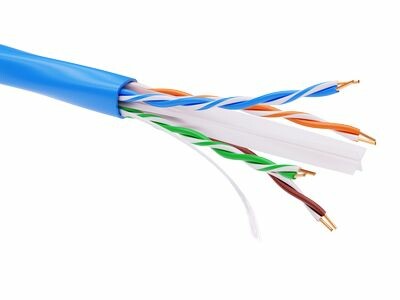 Информационный кабель неэкранированный U/UTP 4х2 CAT6, PVC, синий (RN6UUPV3BL) превью в интернет-магазине электрики Форум Электро в Москве
