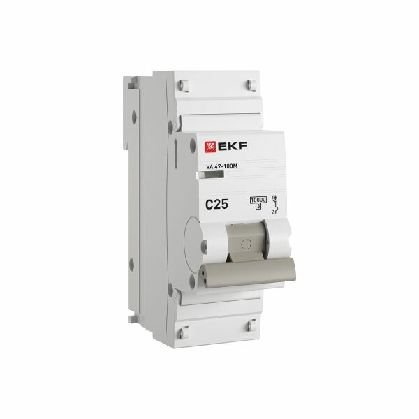 EKF Автоматический выключатель 1P 25А (C) 10kA ВА 47-100M без теплового расцепителя PROxima (mcb47100m-1-25C-pro) превью в интернет-магазине электрики Форум Электро в Москве EKF Автоматический выключатель 1P 25А (C) 10kA ВА 47-100M без теплового расцепителя PROxima (mcb47100m-1-25C-pro) превью в интернет-магазине электрики Форум Электро в Москве