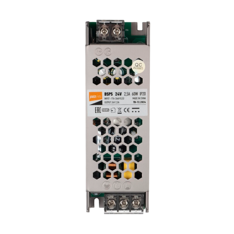 Jazzway BSPS 24V 2,50A=60W IP20 3 г. гарантии (.5015500) превью в интернет-магазине электрики Форум Электро в Москве