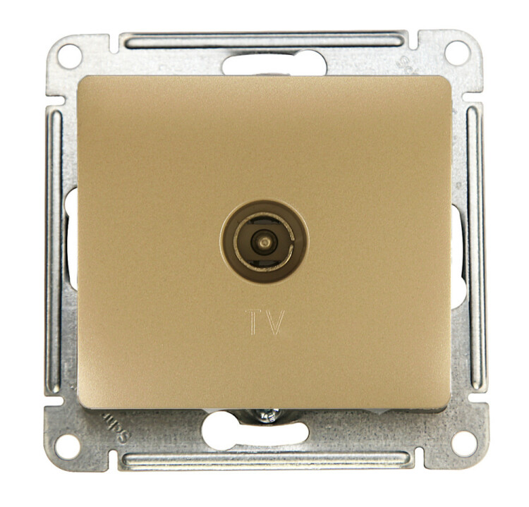 Фотография Systeme Electric Glossa Перламутр Розетка TV коннектор (GSL000693) в интернет-магазине Форум Электро в Москве Картинка Systeme Electric Glossa Перламутр Розетка TV коннектор (GSL000693) в интернет-магазине Форум Электро в Москве