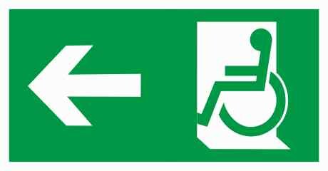 СТ ПЭУ 10 Направление движения к эвакуационному выходу МГН направо/налево (240х125) РС-M /комплект, 2 шт./ MIZAR SP (2502005220) превью в интернет-магазине электрики Форум Электро в Москве