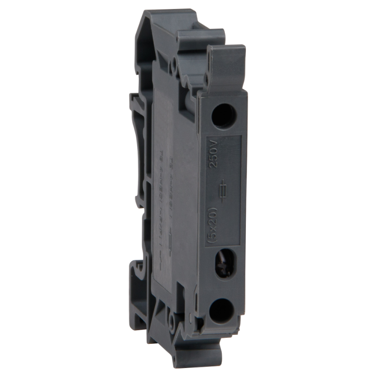 КЭАЗ Клемма для предохранителей с индикатором OptiClip TB-4-HESILA-250V-(5x20)-6,3A-(0,5-6)-черный КЭАЗ Клемма для предохранителей с индикатором OptiClip TB-4-HESILA-250V-(5x20)-6,3A-(0,5-6)-черный
