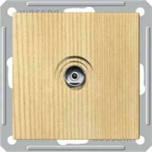Картинка Systeme Electric Wessen 59 Сосна Розетка TV оконечная (RTS-151-7-86) в интернет-магазине Форум Электро в Москве