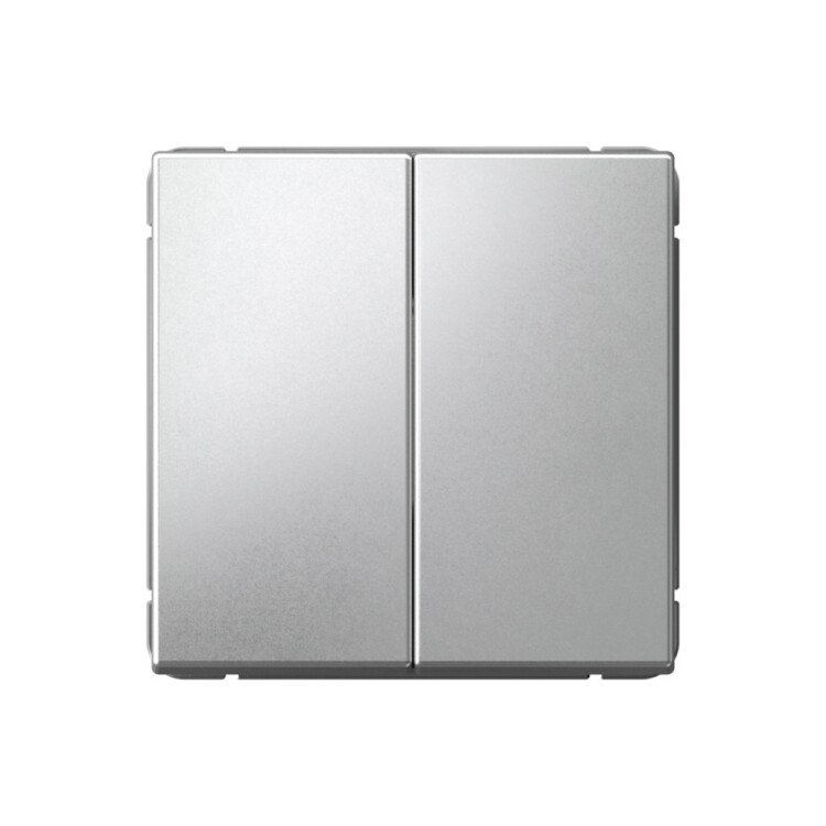 Фотография Systeme Electric ArtGallery Алюминий Выключатель 2-клавишный кнопочный, сх.2, 10А, механизм (GAL000317) в интернет-магазине Форум Электро в Москве Картинка Systeme Electric ArtGallery Алюминий Выключатель 2-клавишный кнопочный, сх.2, 10А, механизм (GAL000317) в интернет-магазине Форум Электро в Москве