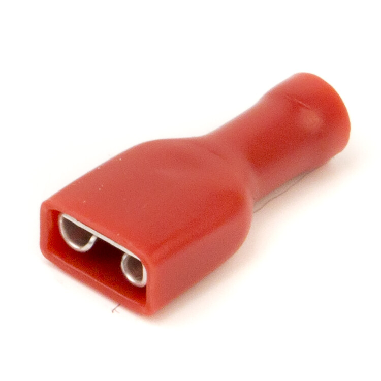 DKC Наконечник плоский полностью изолир. (розетка) 0,25-1,5 кв.мм 6,3х0,8 мм (РППИ-М) (=this.property.MANUFACTURERCODE}) фото в интернет-магазине Форум Электро в Москве