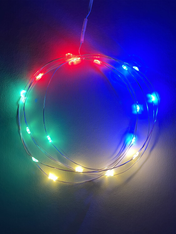 ЭРА ENIN-2M Гирлянда LED Нить 2 м мультиколор, АА, IP20 (120/3840) (Б0041983) превью в интернет-магазине электрики Форум Электро в Москве