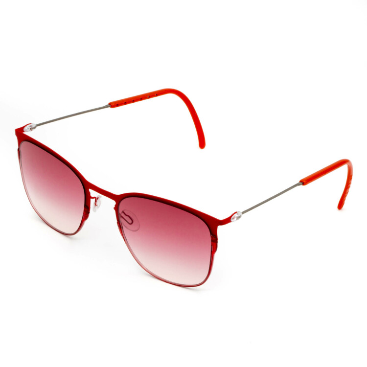 DKC Красные солнцезащитные очки из титана с линзами красный градиент. Модель 11 (TCSDRS53010003) превью в интернет-магазине электрики Форум Электро в Москве