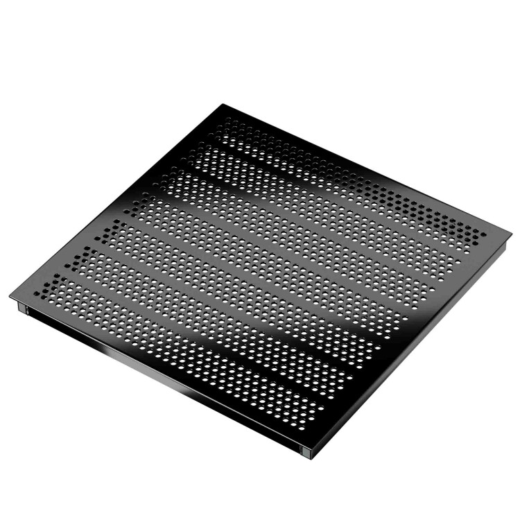 DKC Плита фальшпола, сталь, 38 мм, RAL9005, перфорация 38% (PFP3860ST-BL-P38) превью в интернет-магазине электрики Форум Электро в Москве