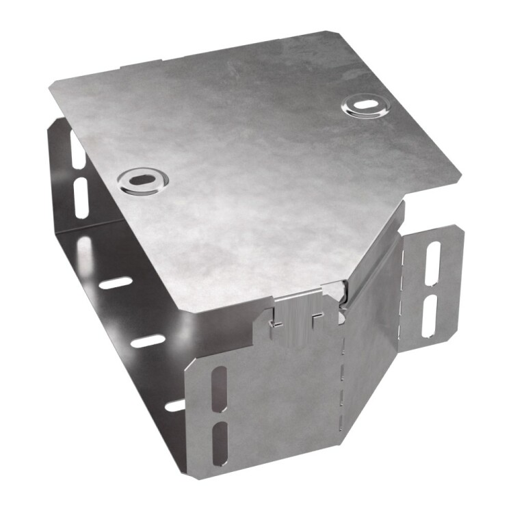 Промрукав Переходник левый с крышкой Стандарт 200х150х80 (PR16.0492) превью в интернет-магазине электрики Форум Электро в Москве