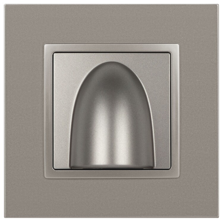 Картинка ЭРА Вывод кабеля Elegance 14-6003-16 титан (Б0065850) в интернет-магазине Форум Электро в Москве