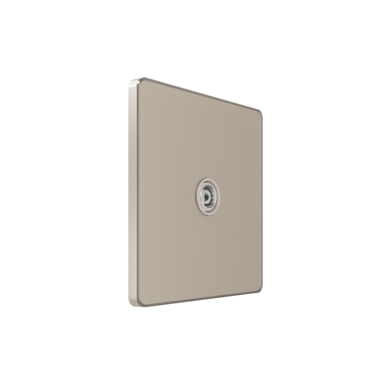 Картинка Systeme Electric Systeme Infinity Песчаный берег Розетка телевизионная TV/FM 5-1000MГц (FSE000591) в интернет-магазине Форум Электро в Москве