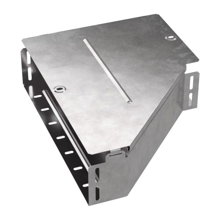 Промрукав Переходник левый с крышкой Стандарт 400х200х100 (PR16.0684) превью в интернет-магазине электрики Форум Электро в Москве