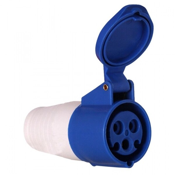 EKF PROxima Розетка переносная 223 2Р+РЕ 32А 220В IP44 (ps-223-32-220) превью в интернет-магазине электрики Форум Электро в Москве