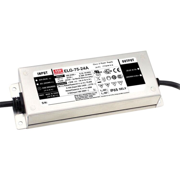 LEDEL Блок питания MeanWell ELG-75-24А (Y0000037232) превью в интернет-магазине электрики Форум Электро в Москве