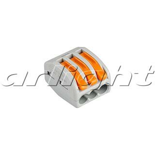 Arlight Клемма 222-413 (3 провода, 2.5-4мм) (025723) превью в интернет-магазине электрики Форум Электро в Москве Arlight Клемма 222-413 (3 провода, 2.5-4мм) (025723) превью в интернет-магазине электрики Форум Электро в Москве