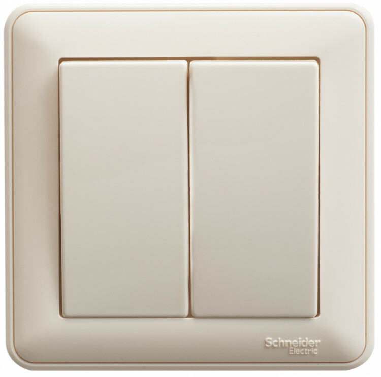Картинка W59 2-клавишный ВЫКЛЮЧАТЕЛЬ, 10АХ, в сборе, СЛОНОВАЯ КОСТЬ (VS510-252-28) в интернет-магазине Форум Электро в Москве