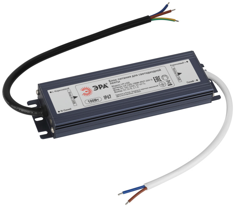 ЭРА Блок питания LP-LED 100W-IP67-24V-S (Б0061145) превью в интернет-магазине электрики Форум Электро в Москве ЭРА Блок питания LP-LED 100W-IP67-24V-S (Б0061145) превью в интернет-магазине электрики Форум Электро в Москве