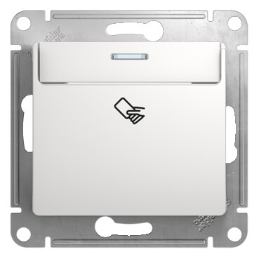 Картинка Systeme Electric Glossa Бел Выключатель карточный, сх.6 (GSL000169) в интернет-магазине Форум Электро в Москве