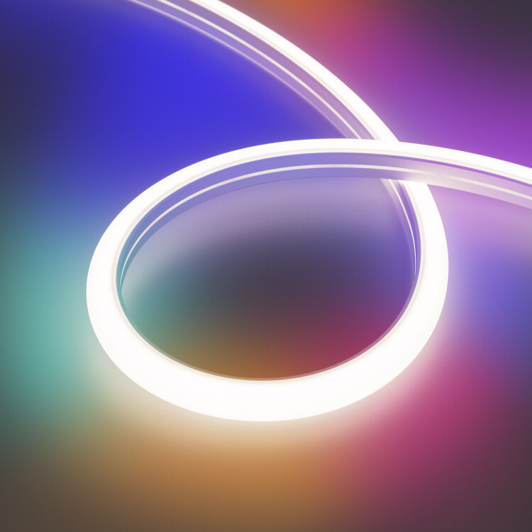 Arlight Лента герметичная DMX MOONLIGHT-TOP-B84-16x15mm 24V RGB (18 W/m, IP67, 5m, wire x2) (Боковой вывод кабеля) (045437) превью в интернет-магазине электрики Форум Электро в Москве