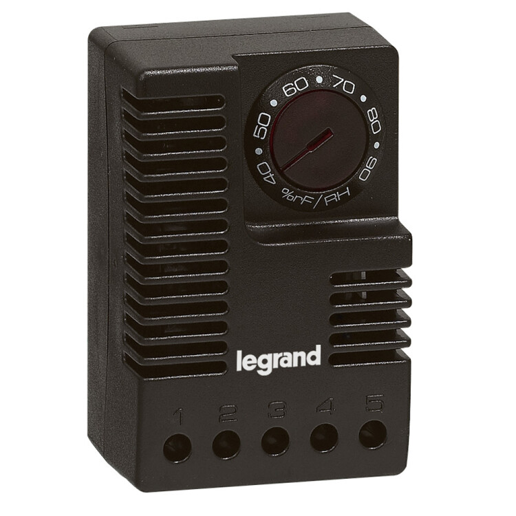 Legrand Гигростат 230 В~ 50/60 Гц IP 20 регулирование относительной влажности 35 100 %. (035311) превью в интернет-магазине электрики Форум Электро в Москве