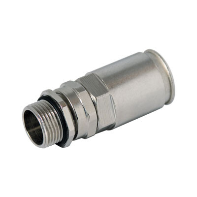 DKC Муфта труба-коробка DN 32 с уплотнением кабеля, IP68, М25х1,5, д.15 - 21мм (6111P32M251521) превью в интернет-магазине электрики Форум Электро в Москве