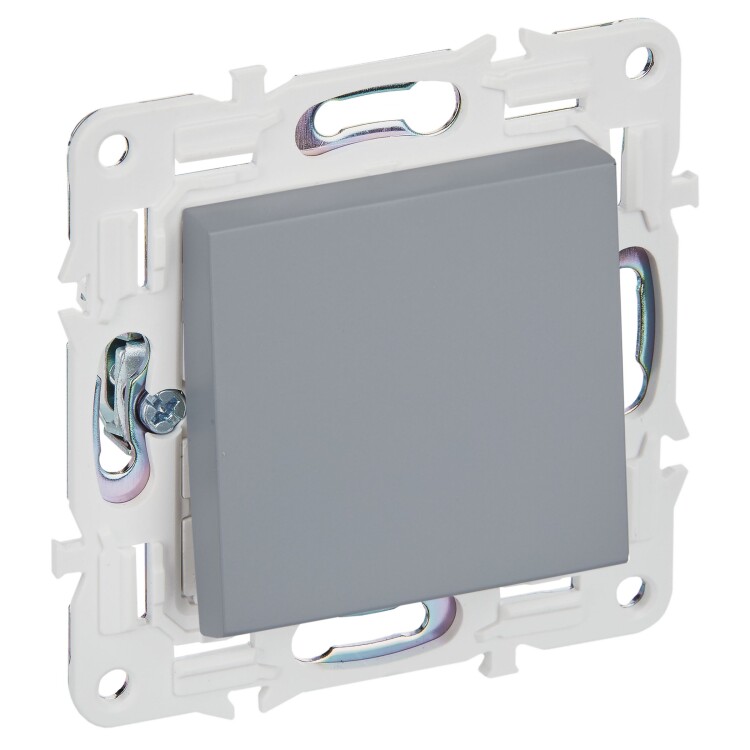 Картинка IEK SKANDY Серый Выключатель 1-клавишный перекрестный 10А SK-V03Gr (SK-V13-0-10-K03) в интернет-магазине Форум Электро в Москве