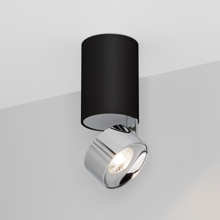 Arlight Светильник SP-PLURIO-SURFACE-LONG-R77-9W Day4000 (BK-CHR, 36 deg, 230V) (IP20 Металл, 3 года) (040380) превью в интернет-магазине электрики Форум Электро в Москве