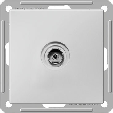 Картинка Systeme Electric Wessen 59 Черный бархат Розетка TV оконечная (RTS-151-6-86) в интернет-магазине Форум Электро в Москве