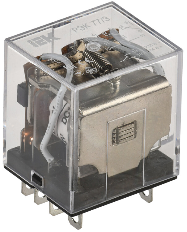 IEK ONI Реле РЭК77/3(LY3) 10А 12В DC (RRP10-3-10-012D) превью в интернет-магазине электрики Форум Электро в Москве