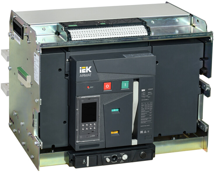 IEK ARMAT Автоматический выключатель воздушный выдвижного исполнения 3P G 135кА 5000А TD с акс. (AR-ACB-3VG-135-5000A-TDCF) превью в интернет-магазине электрики Форум Электро в Москве